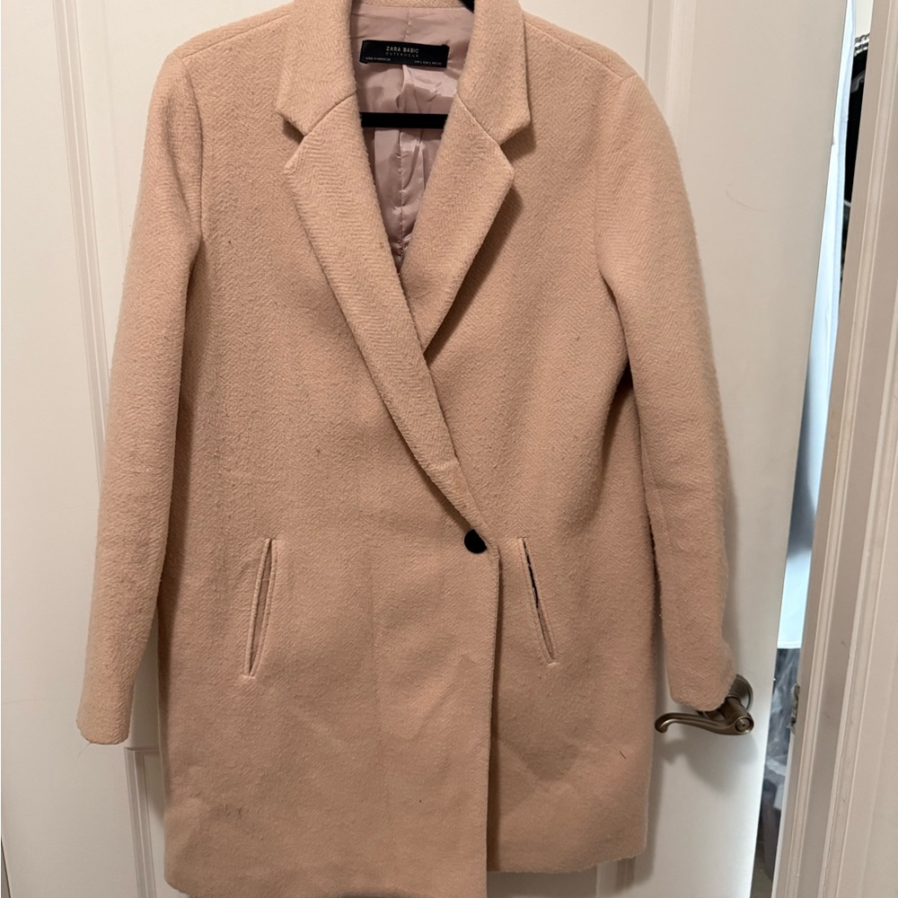 Zara Women’s Blush Pink Coat